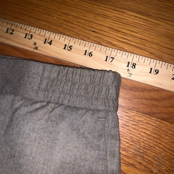 NWT Talbots Italian flannel pants size 14p beige wool career wear office fall - Picture 3 of 5